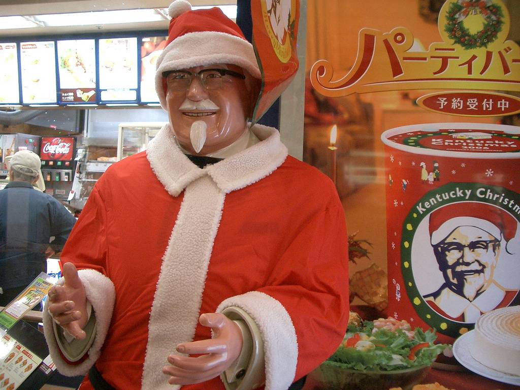 KFC Japan celebrating Christmas