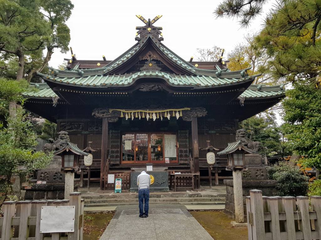 Ebara Shrine main hall