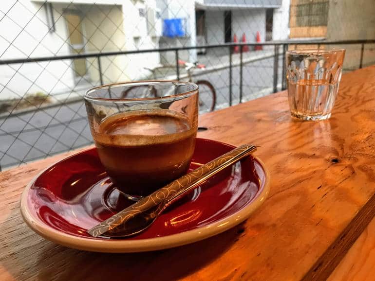 Espresso at hearts light coffee shibuya