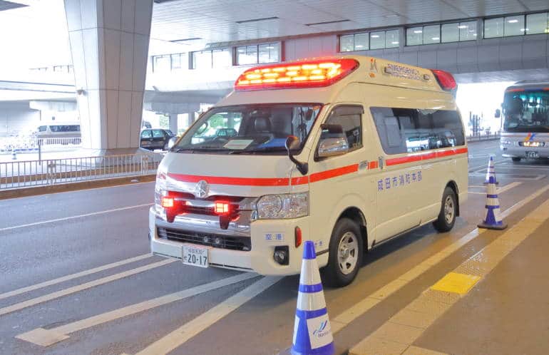 Ambulance paramedic Tokyo Japan safe travel