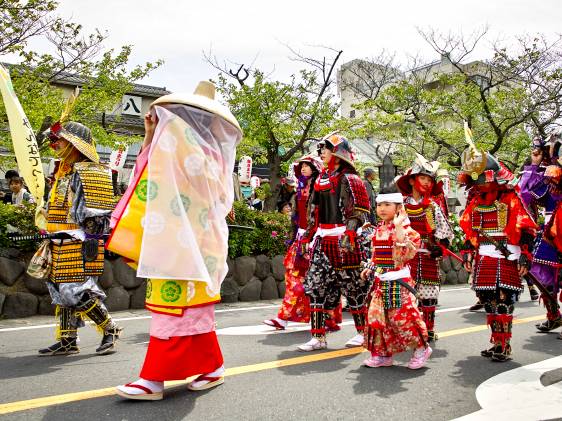 Warrior procession Kamakura Matsuri Festival