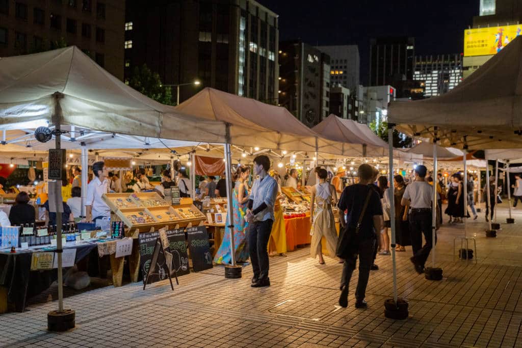 tokyo night market